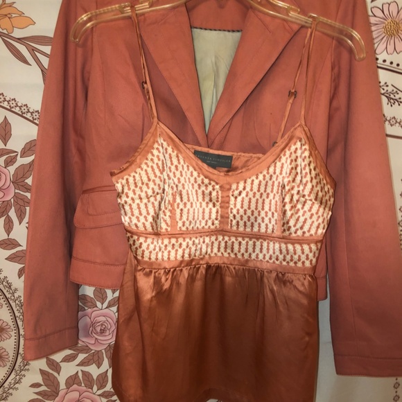 Like New Proenza Schouler for Target blazer and 100% silk Cami set - Picture 2 of 8